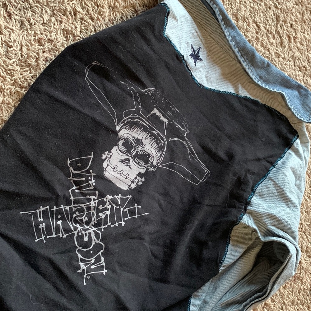 Custom Made Harley Davison Denim Jacket